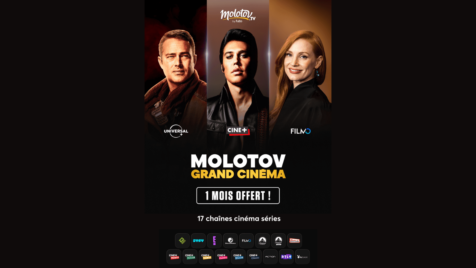 1 mois offert Molotov Grand Cinéma